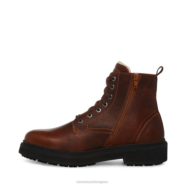 Steve Madden calzado hombres denalii 4DZJ959 cuero marrón