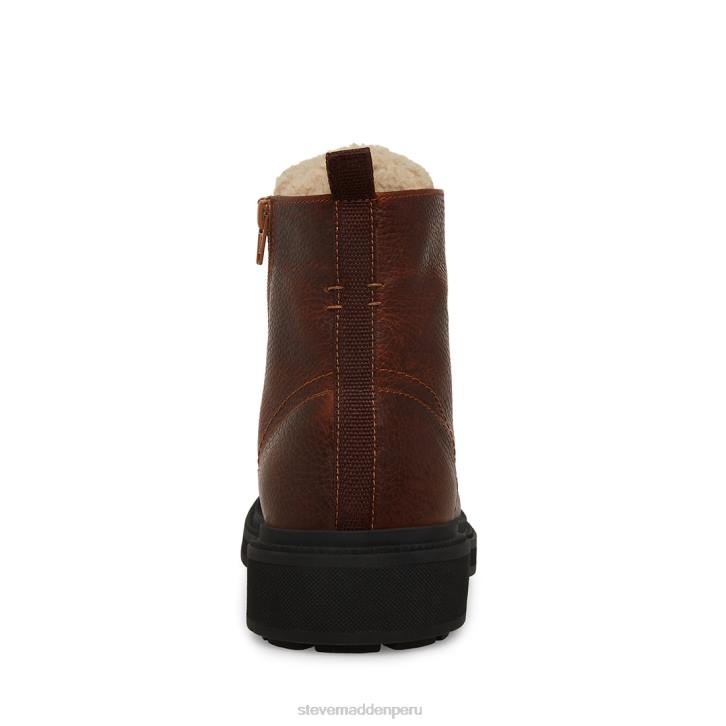 Steve Madden calzado hombres denalii 4DZJ959 cuero marrón