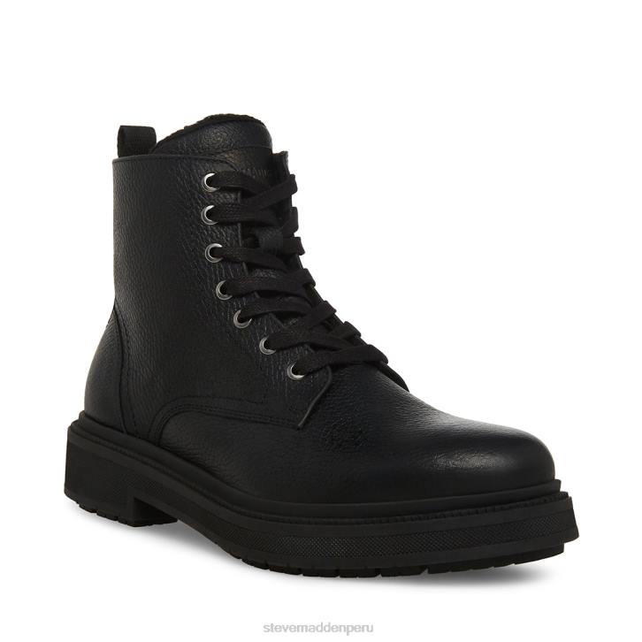 Steve Madden calzado hombres denalii 4DZJ960 cuero negro