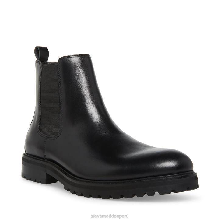Steve Madden calzado hombres duren 4DZJ966 cuero negro