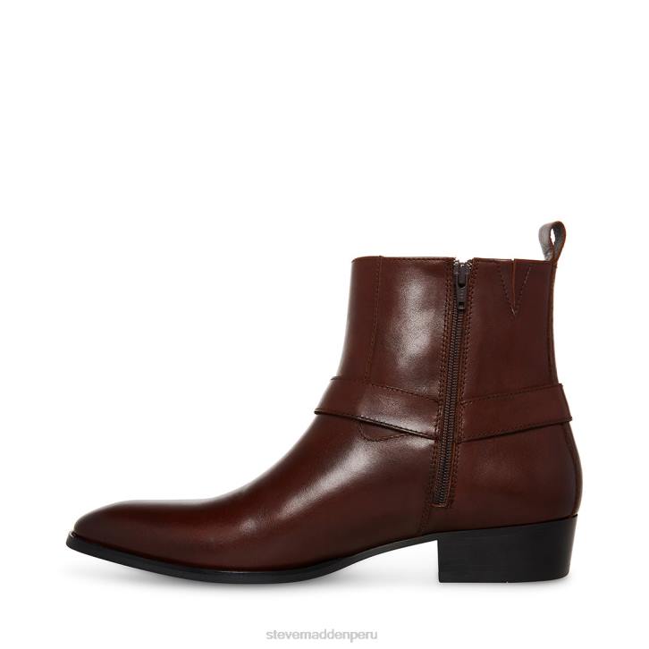 Steve Madden calzado hombres estrellarse 4DZJ947 cuero marrón