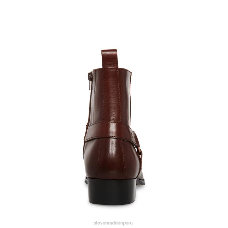 Steve Madden calzado hombres estrellarse 4DZJ947 cuero marrón