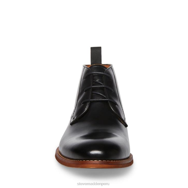 Steve Madden calzado hombres favien 4DZJ941 cuero negro