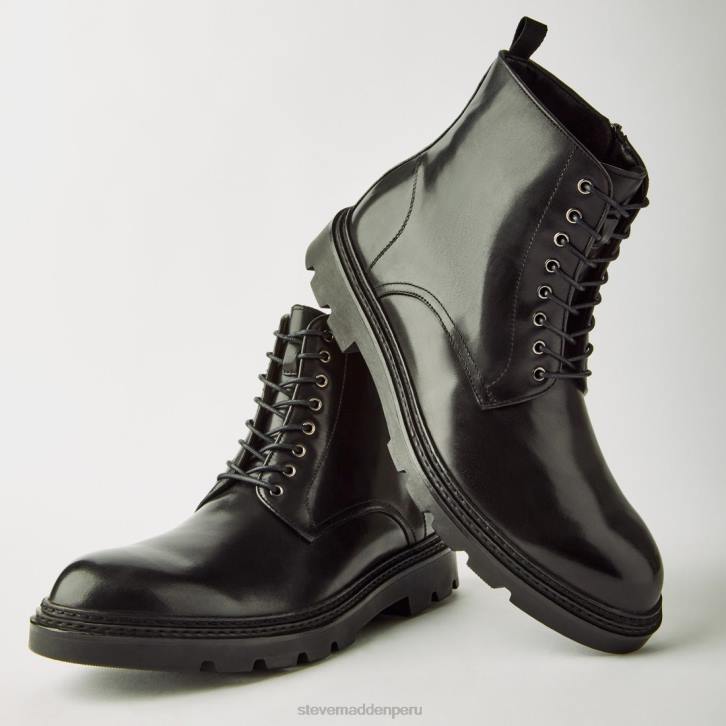 Steve Madden calzado hombres jessé 4DZJ955 cuero negro