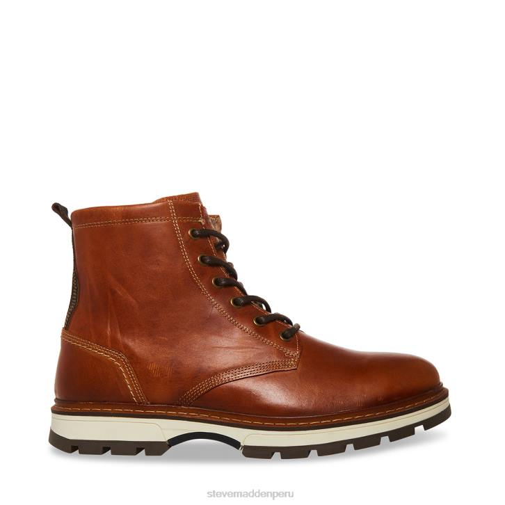 Steve Madden calzado hombres lucio 4DZJ973 cuero coñac