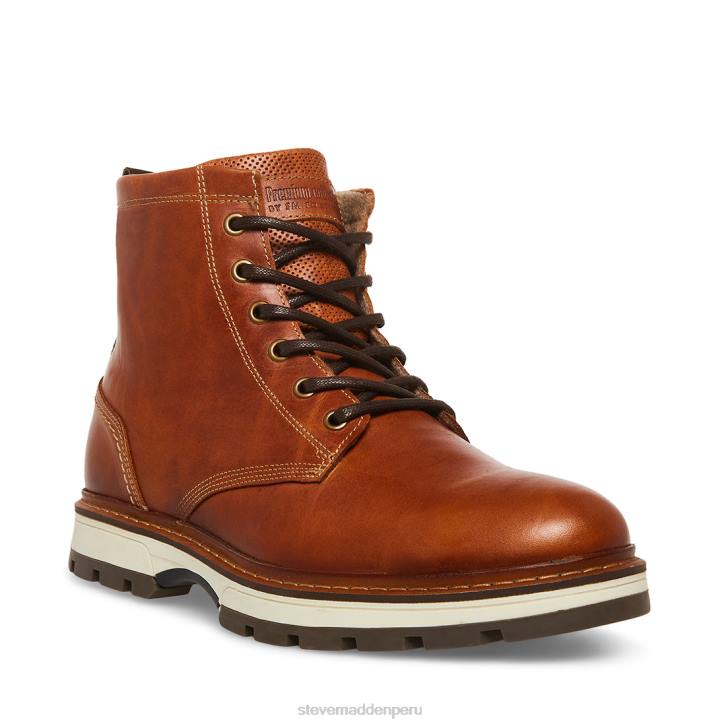 Steve Madden calzado hombres lucio 4DZJ973 cuero coñac