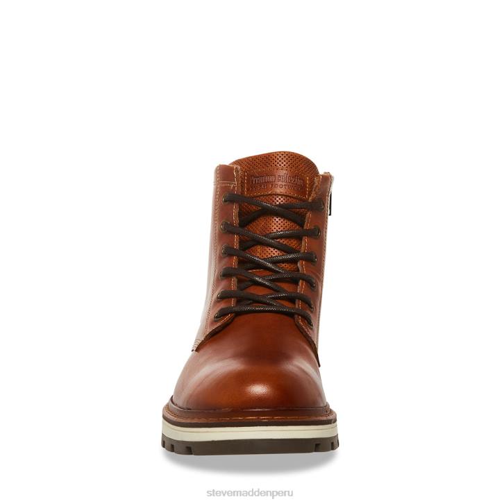 Steve Madden calzado hombres lucio 4DZJ973 cuero coñac