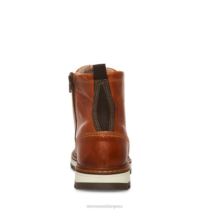 Steve Madden calzado hombres lucio 4DZJ973 cuero coñac