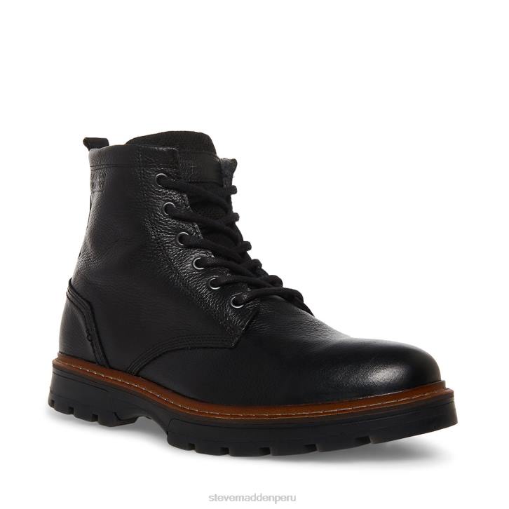 Steve Madden calzado hombres lucio 4DZJ974 cuero negro
