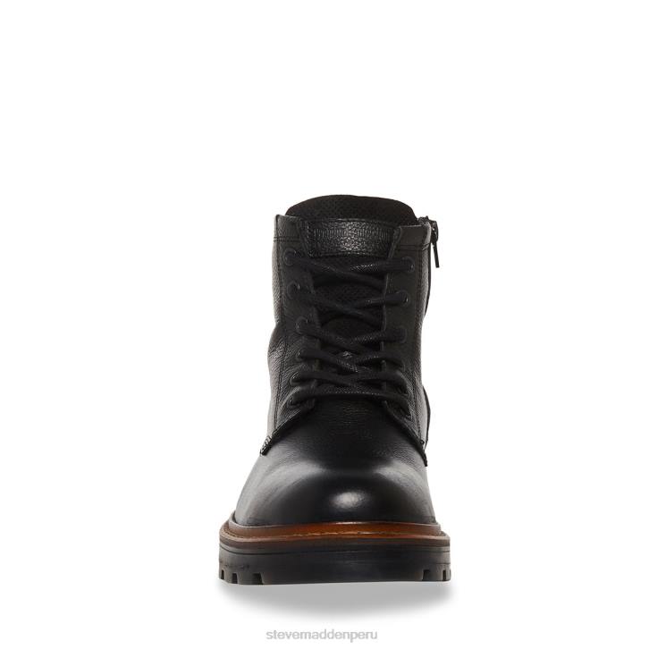 Steve Madden calzado hombres lucio 4DZJ974 cuero negro