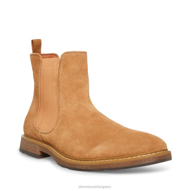 Steve Madden calzado hombres pedro 4DZJ970 gamuza color canela