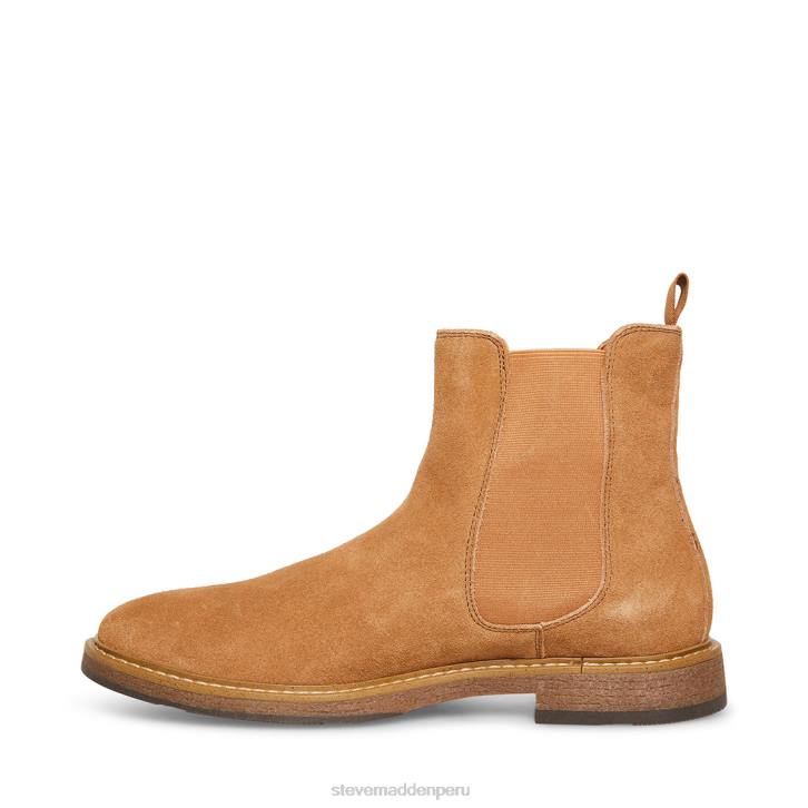 Steve Madden calzado hombres pedro 4DZJ970 gamuza color canela