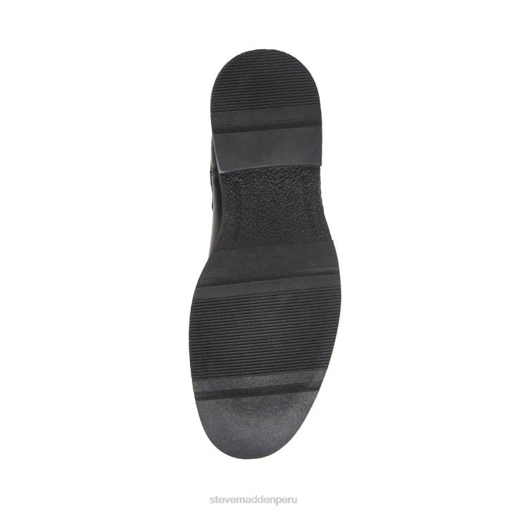 Steve Madden calzado hombres pedro 4DZJ971 cuero negro