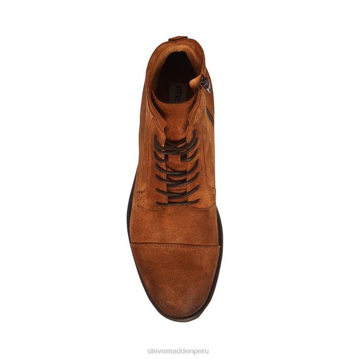 Steve Madden calzado hombres pozos 4DZJ968 gamuza color canela