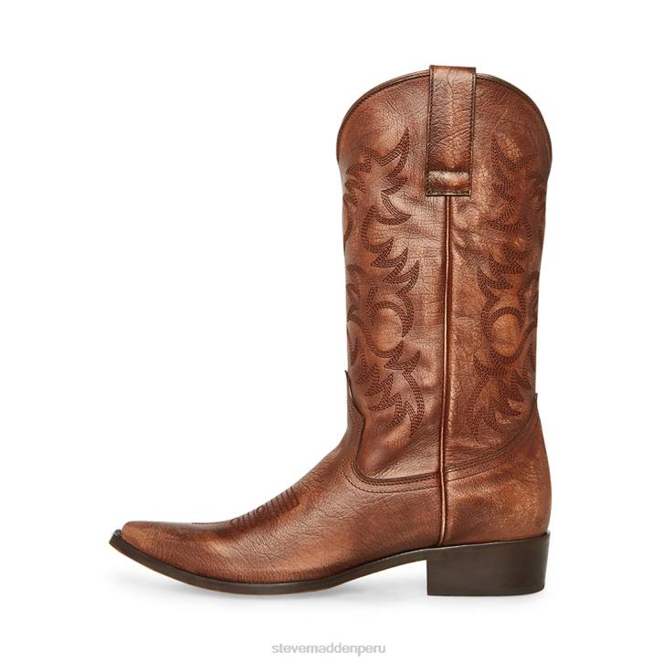 Steve Madden calzado hombres reyy 4DZJ936 cuero marrón