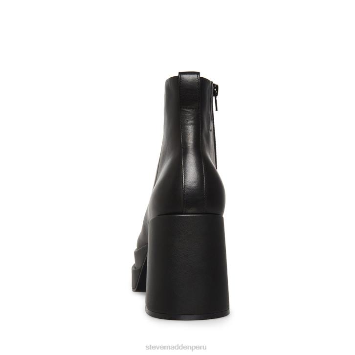 Steve Madden calzado hombres víbora 4DZJ933 cuero negro
