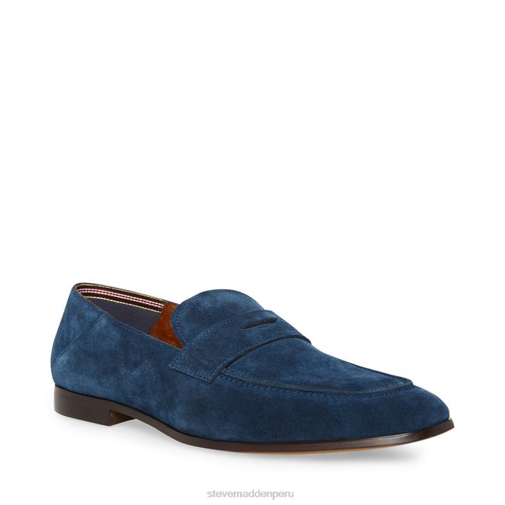 Steve Madden calzado hombres eddyson 4DZJ1003 gamuza azul marino