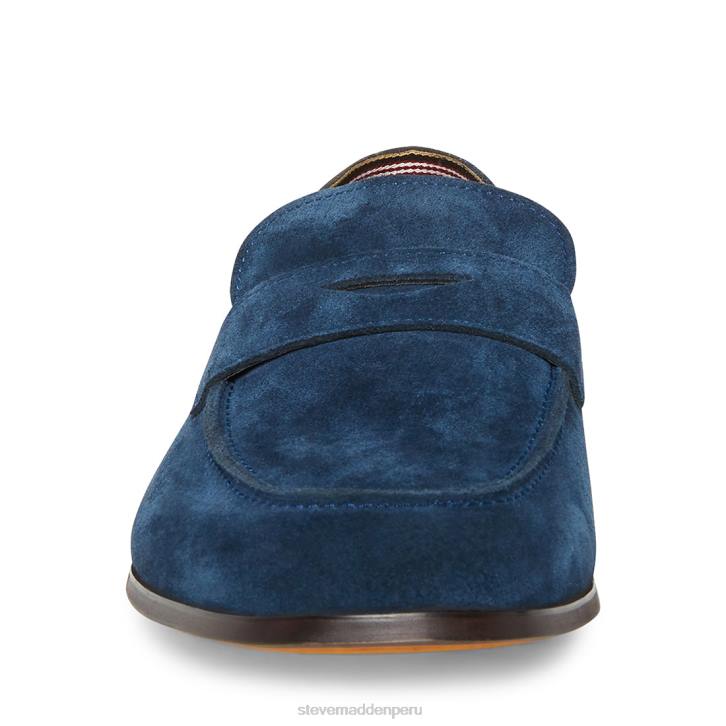 Steve Madden calzado hombres eddyson 4DZJ1003 gamuza azul marino