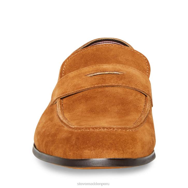 Steve Madden calzado hombres eddyson 4DZJ991 gamuza color canela