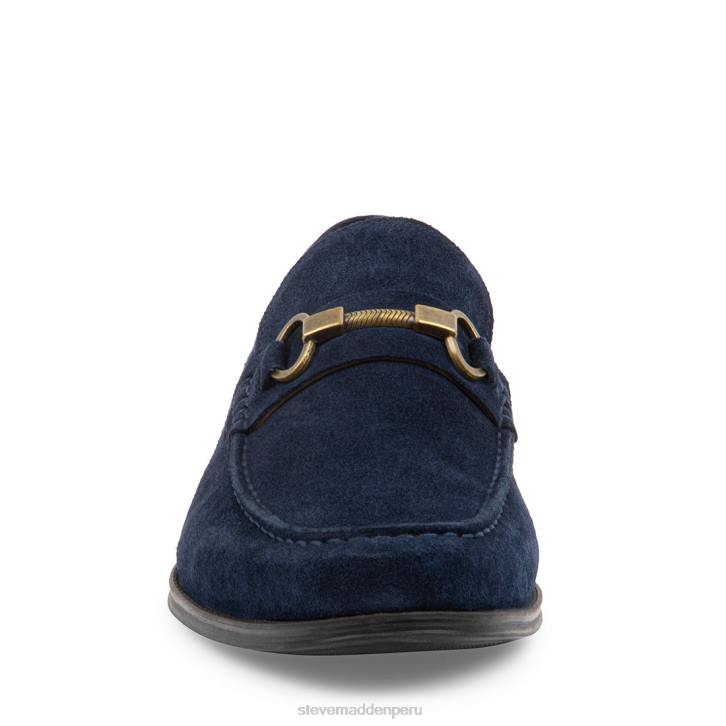 Steve Madden calzado hombres gaddis 4DZJ999 gamuza azul marino