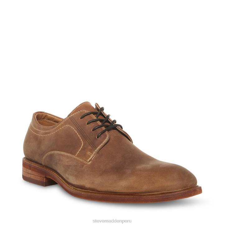 Steve Madden calzado hombres kación 4DZJ1026 cuero marrón