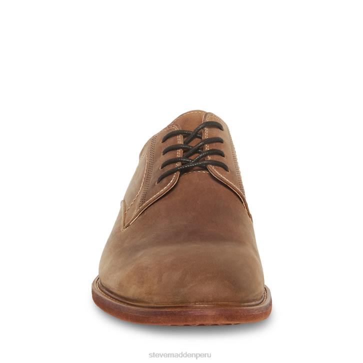 Steve Madden calzado hombres kación 4DZJ1026 cuero marrón