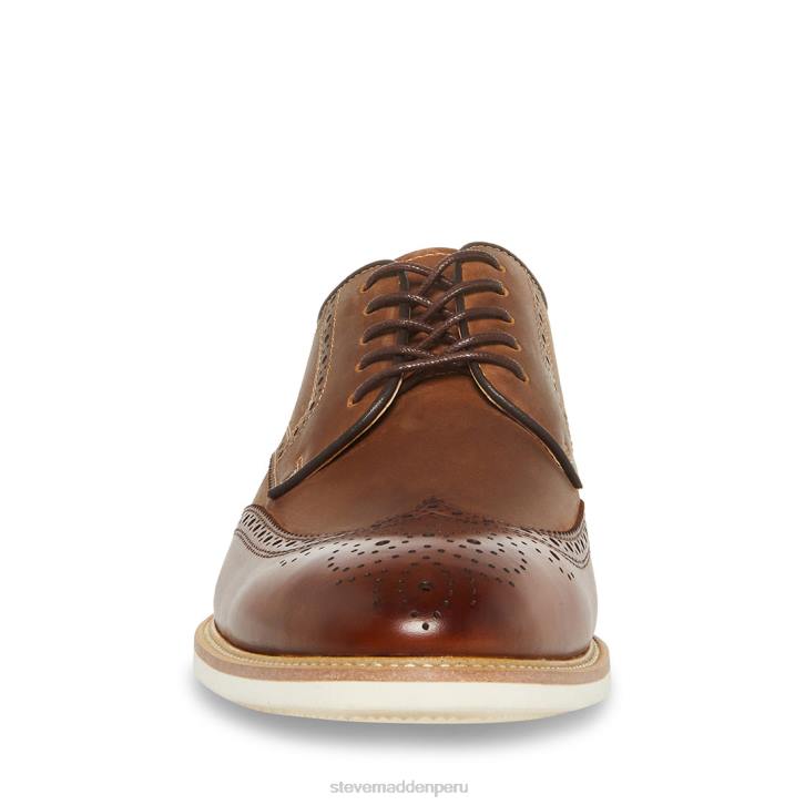 Steve Madden calzado hombres kadynn 4DZJ1035 cuero marrón