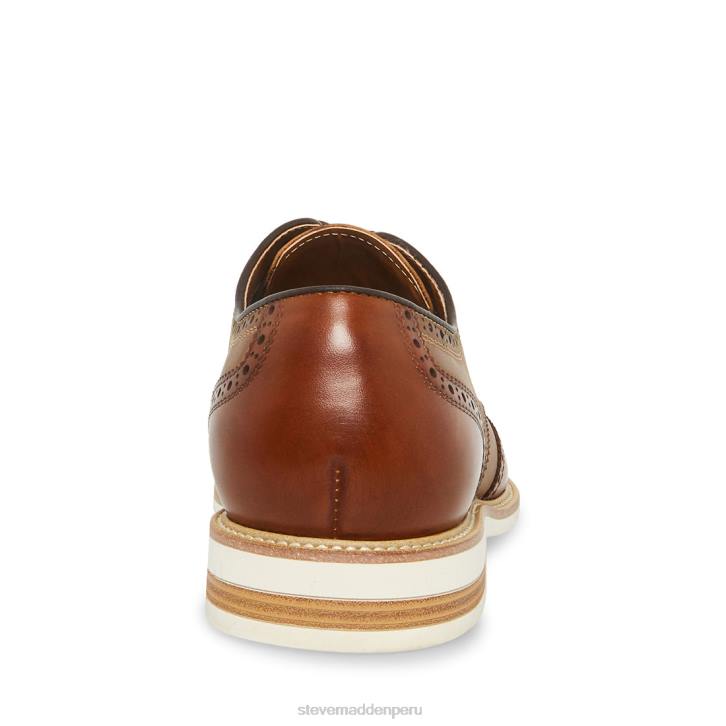 Steve Madden calzado hombres kadynn 4DZJ1035 cuero marrón