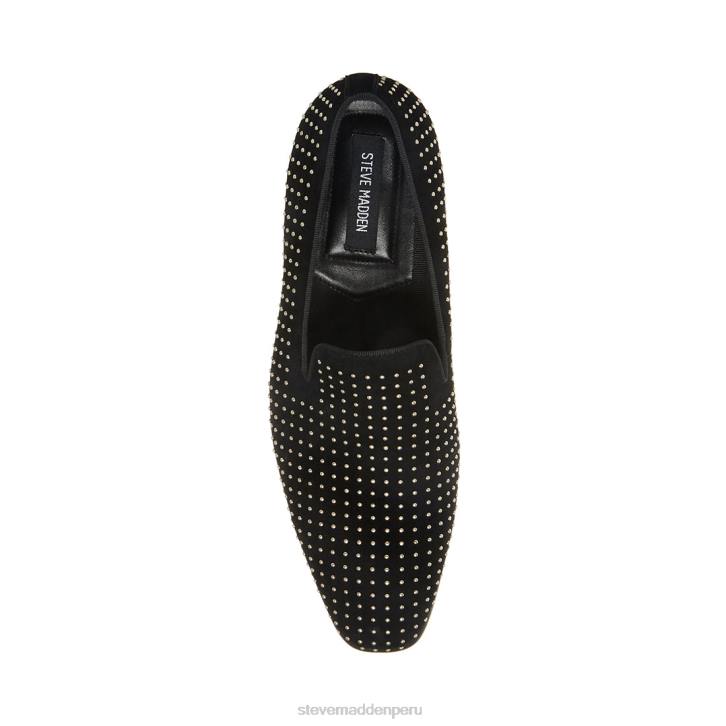 Steve Madden calzado hombres madera de campana 4DZJ1021 negro