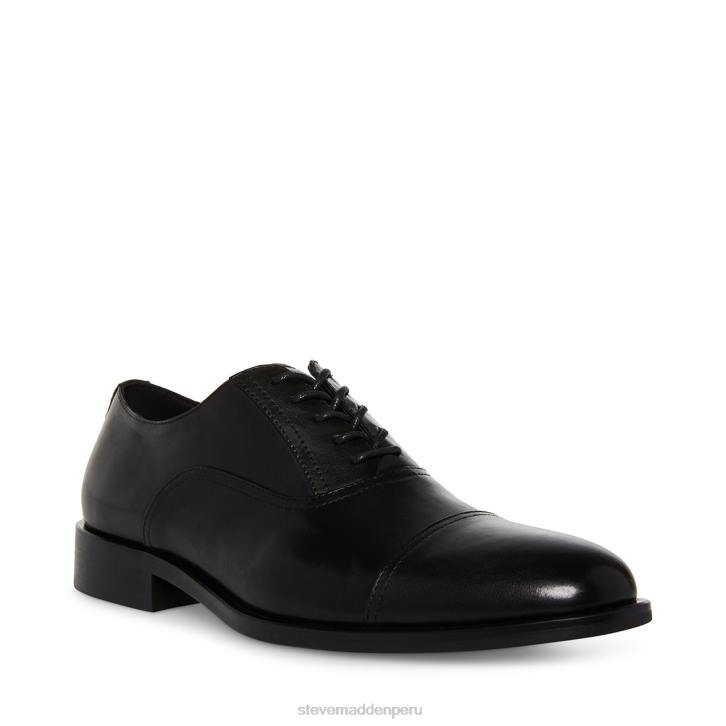 Steve Madden calzado hombres princeton 4DZJ1037 cuero negro