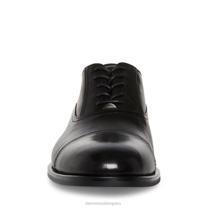 Steve Madden calzado hombres princeton 4DZJ1037 cuero negro