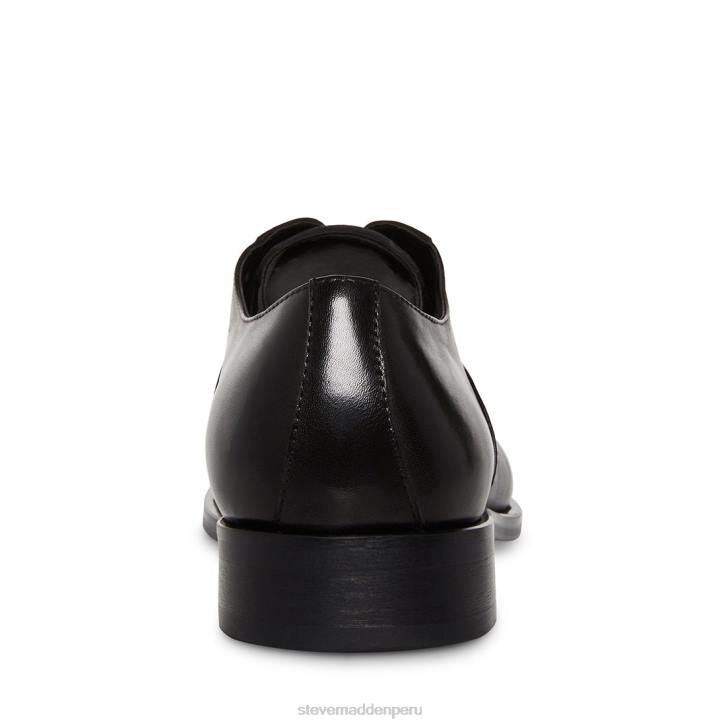 Steve Madden calzado hombres princeton 4DZJ1037 cuero negro