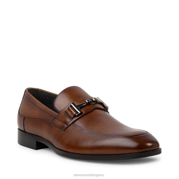 Steve Madden calzado hombres valón 4DZJ1040 cuero marrón