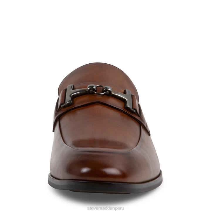 Steve Madden calzado hombres valón 4DZJ1040 cuero marrón