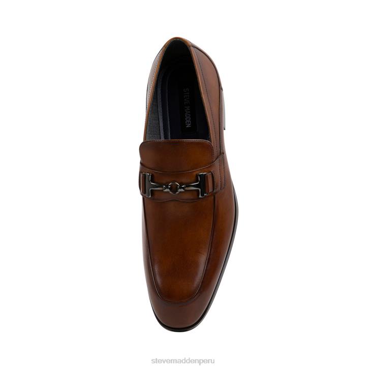 Steve Madden calzado hombres valón 4DZJ1040 cuero marrón