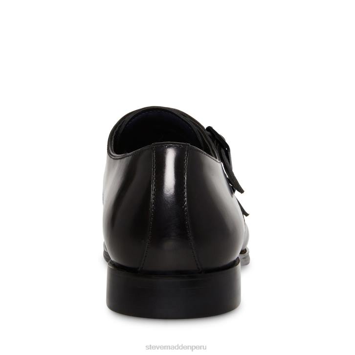 Steve Madden calzado hombres zaven 4DZJ1032 cuero negro