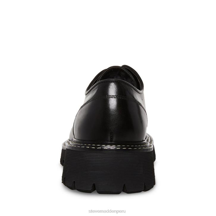 Steve Madden calzado hombres zylen 4DZJ993 cuero negro