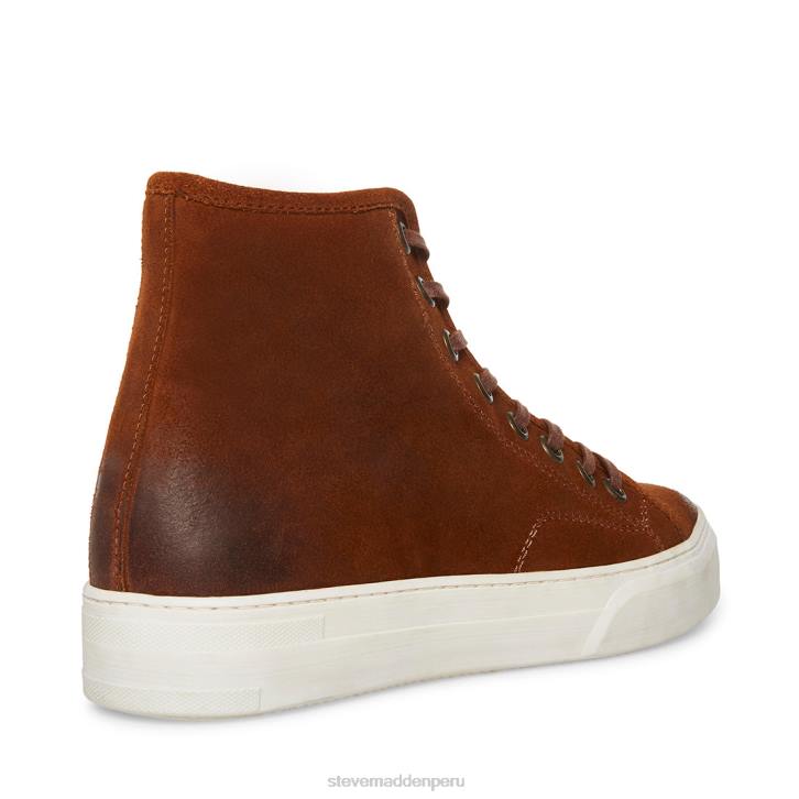 Steve Madden calzado hombres forte 4DZJ1085 gamuza coñac