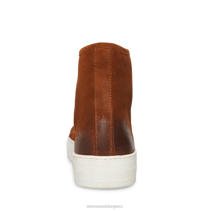 Steve Madden calzado hombres forte 4DZJ1085 gamuza coñac
