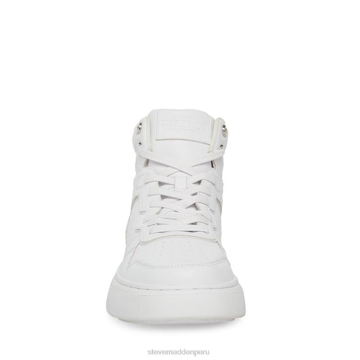 Steve Madden calzado hombres jordee 4DZJ923 cuero blanco