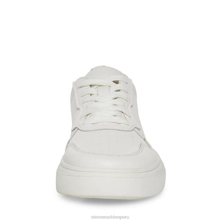 Steve Madden calzado hombres jorge 4DZJ919 cuero blanco/azul marino
