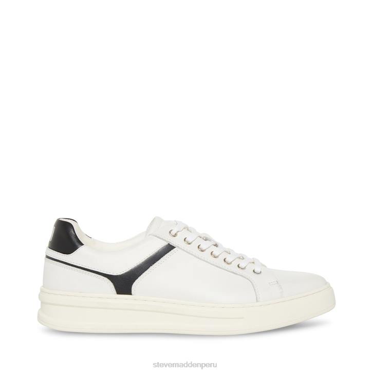 Steve Madden calzado hombres mcord 4DZJ909 blanco negro
