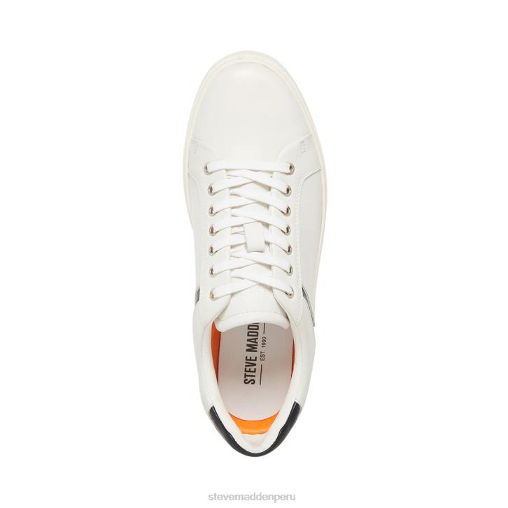 Steve Madden calzado hombres mcord 4DZJ909 blanco negro
