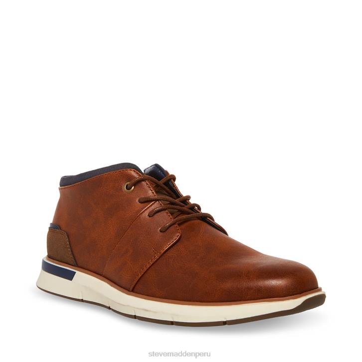 Steve Madden calzado hombres minero 4DZJ1069 coñac