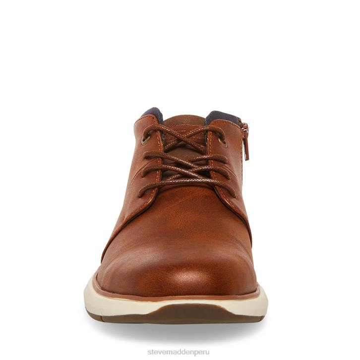 Steve Madden calzado hombres minero 4DZJ1069 coñac