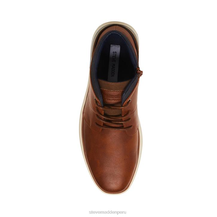 Steve Madden calzado hombres minero 4DZJ1069 coñac