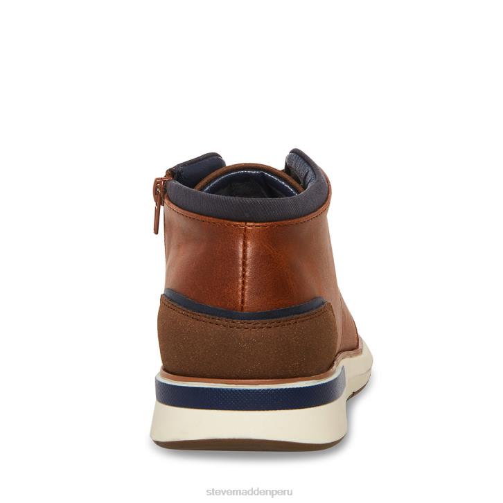 Steve Madden calzado hombres minero 4DZJ1069 coñac