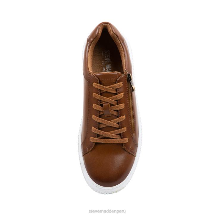 Steve Madden calzado hombres niziam 4DZJ912 cuero marrón