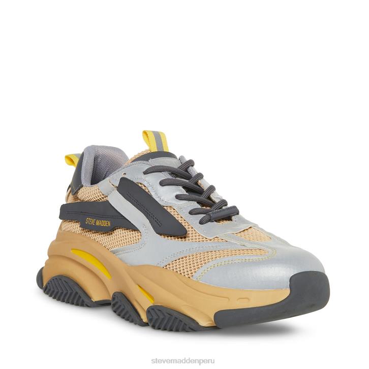Steve Madden calzado hombres poseer 4DZJ885 oro múltiple