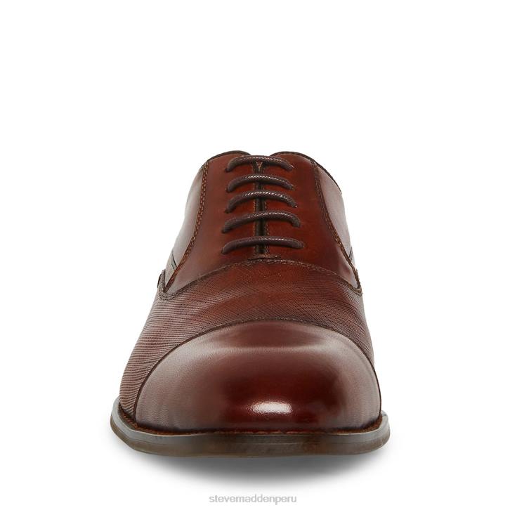 Steve Madden calzado hombres supervisor-r 4DZJ1062 cuero coñac